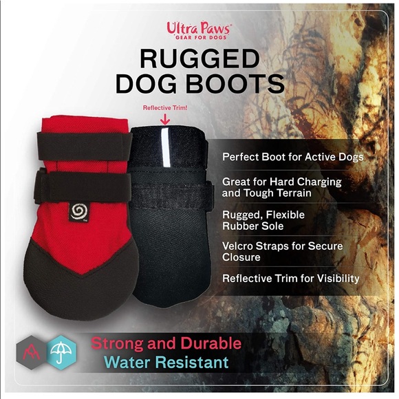 NWT❗️Ultra Paws Rugged Dog Boots - Picture 2 of 10